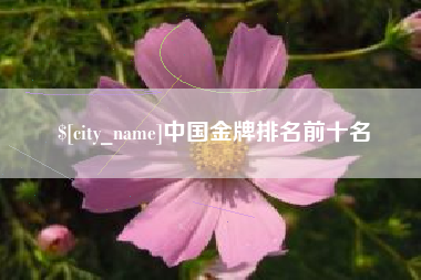 阿拉尔中国金牌排名前十名