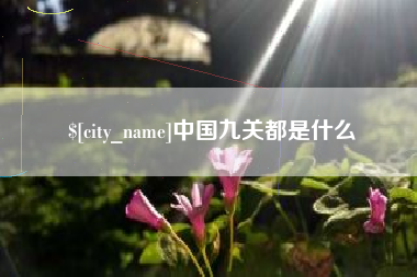 阿拉尔中国九关都是什么