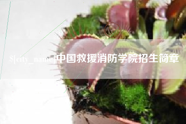 阿拉尔中国救援消防学院招生简章