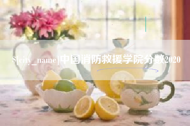 阿拉尔中国消防救援学院分数2020