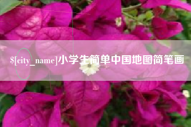 阿拉尔小学生简单中国地图简笔画