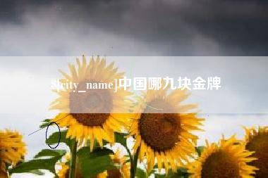 阿拉尔中国哪九块金牌