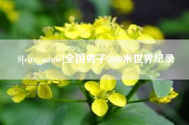 阿拉尔全国男子5000米世界纪录