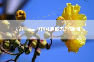 阿拉尔中国地域九宫版图
