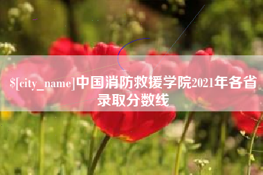 阿拉尔中国消防救援学院2021年各省录取分数线