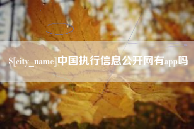 阿拉尔中国执行信息公开网有app吗