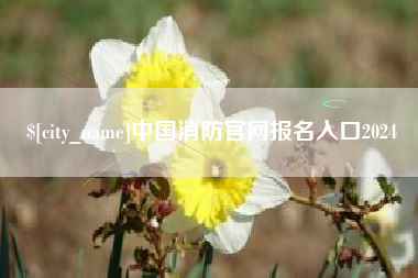 阿拉尔中国消防官网报名入口2024