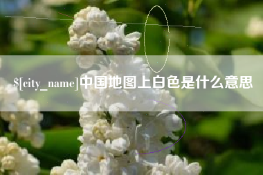 阿拉尔中国地图上白色是什么意思