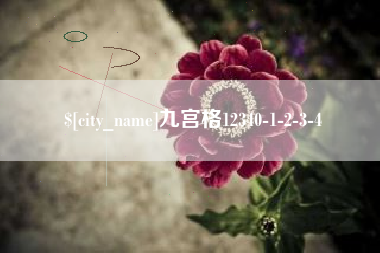 阿拉尔九宫格12340-1-2-3-4