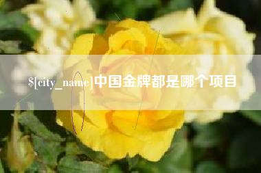 阿拉尔中国金牌都是哪个项目