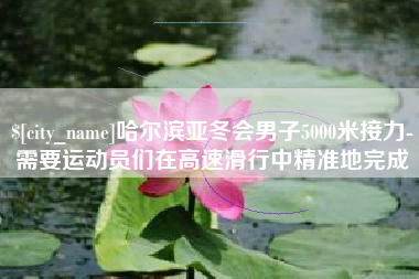 阿拉尔哈尔滨亚冬会男子5000米接力-需要运动员们在高速滑行中精准地完成