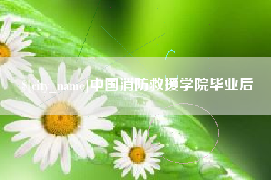 阿拉尔中国消防救援学院毕业后