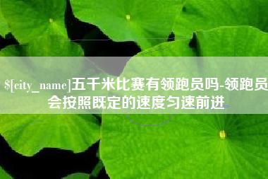 阿拉尔五千米比赛有领跑员吗-领跑员会按照既定的速度匀速前进
