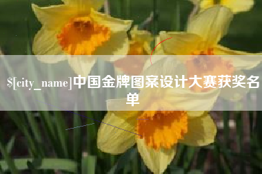 阿拉尔中国金牌图案设计大赛获奖名单