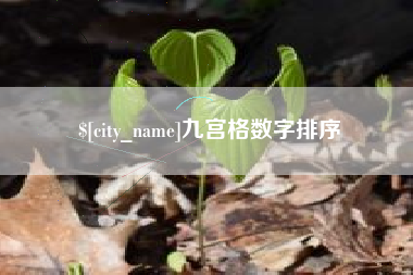 阿拉尔九宫格数字排序