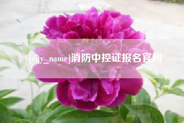 阿拉尔消防中控证报名官网