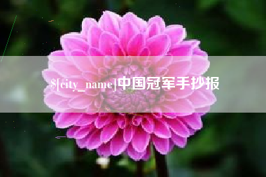 阿拉尔中国冠军手抄报
