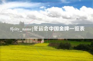 阿拉尔冬运会中国金牌一览表
