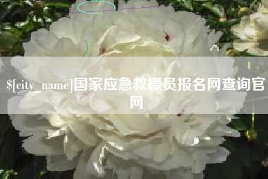 阿拉尔国家应急救援员报名网查询官网