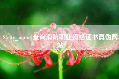 阿拉尔查询消防职业资格证书真伪网站