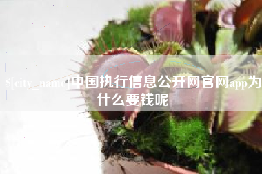 阿拉尔中国执行信息公开网官网app为什么要钱呢